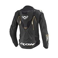 Giacca Pelle Donna Ixon Vortex 3 Nero Bianco Oro - img 2