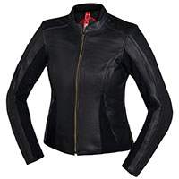 Blouson En Cuir Femme Ixs Tour Ld Aberdeen Noir