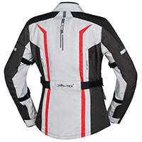 IXS Tour Evans ST 2.0 Damenjacke grau rot - 2