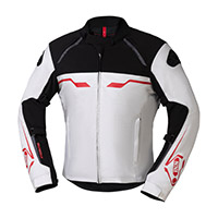 Chaqueta IXS Hexalon-ST blanco negro rojo