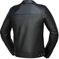 Chaqueta de cuero IXS Classic LD Stripe negro - 2