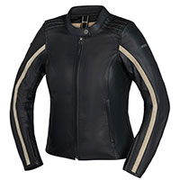 Chaqueta de cuero Mujer IXS Classic LD Sport negro