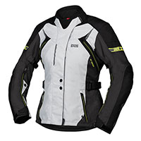 Chaqueta femme IXS Tour Liz-ST gris negro amarillo