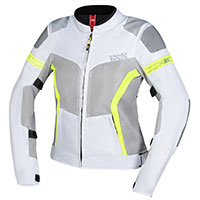 Chaqueta dama Ixs Sports Trigonis Air gris amarillo