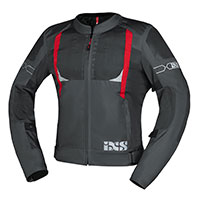 Ixs Sports Trigonis Air Jacket Light Grey Red