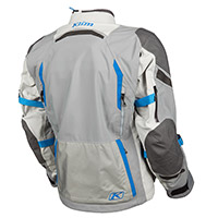 Chaqueta Klim Badlands Pro gris Azul eléctrico lemo - img 2