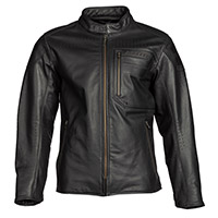 Klim Sixxer Leather Jacket Gunmetal Black
