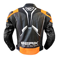 Berik Perforated Leather Jacket New 2021 Ktm Orange