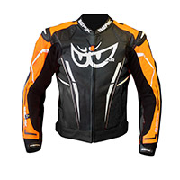 Berik Perforated Leather Jacket New 2021 Ktm Orange