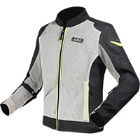 Chaqueta LS2 Airy negro gris amarillo