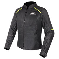 Chaqueta Mujer LS2 Breeze negro amarillo