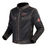 Chaqueta Mujer LS2 Garda Air negro rojo