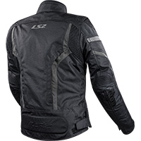 Giacca Donna Ls2 Gate Nero Grigio Scuro Donna