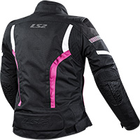 Chaqueta Dama LS2 Gate negro rosado - 2