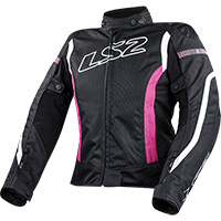 Blouson Femme Ls2 Gate Noir Rose