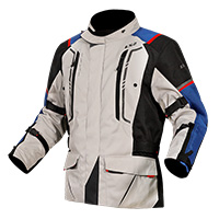 Blouson Ls2 Narvik Bleu Gris Rouge