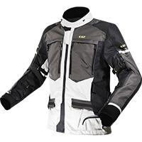 Chaqueta LS2 Norway negro gris amarillo