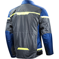 Blouson Ls2 Riva Bleu Gris Foncé Hv Jaune