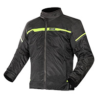 Blouson Ls2 Riva Noir Hv Jaune