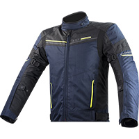 Blouson LS2 Shadow bleu noir hv jaune