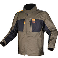 Chaqueta LS2 Titanium verde naranja