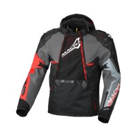 Veste Macna Bravic gris rouge
