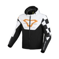 Macna Atracor H1 Jacke Schwarz Weiß Gold