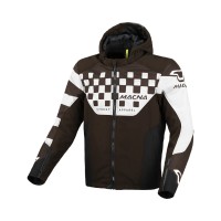 Blouson Macna Atracor H2 marron blanc noir