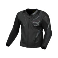 Macna Evoctane Lederjacke Schwarz