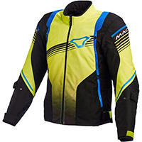 Chaqueta Macna Charger negro amarillo azul