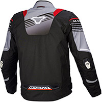 Chaqueta Macna Charger negro gris rojo