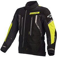 Macna Epitude Night Eye Jacket Black Neon Yellow