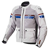 Blouson Macna Fluent Gris Rouge Bleu