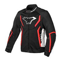 Chaqueta Macna Grisco negro rojo