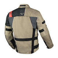 Blouson Macna Higera Taupe Noir