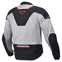 Blouson Macna Hurracage Gris Noir Rouge