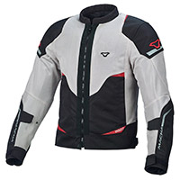 Blouson Macna Hurracage Gris Noir Rouge