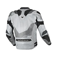 Giacca Pelle Macna Ignite Grigio Nero Arancio - img 2