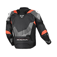 Giacca Pelle Macna Ignite Rosso Bianco - img 2