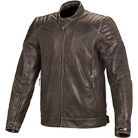 Blouson en cuir Macna Lance marron