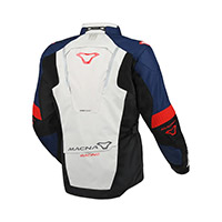 Macna Notch Jacket Grey Blue Red