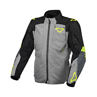 Blouson Macna Notch gris bleu rouge