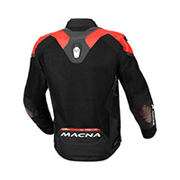 Blouson Macna Novic noir rouge - 2