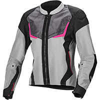 Chaqueta Dama Macna Orcano gris claro rosa