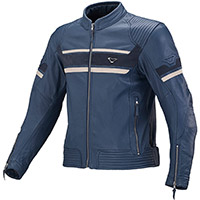 Macna Rendum Leather Jacket Blue