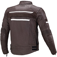 Blouson En Cuir Macna Rendum Marron