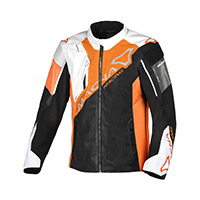 Chaqueta Macna Sigil negro blanco naranja