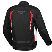 Blouson Macna Tazar Noir Blanc Rouge