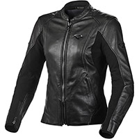 Chaqueta de cuero Dama Macna Tequilla negro