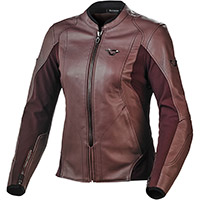 Chaqueta de cuero Dama Macna Tequilla rosa oscuro